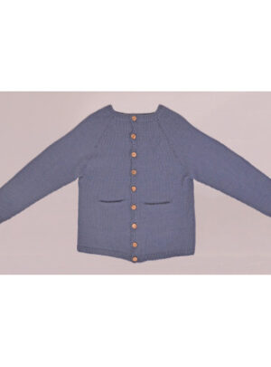 Strikket Basic Cardigan af Rito Krea - Cardigan Strikkeopskrift str. 2 - 7 år