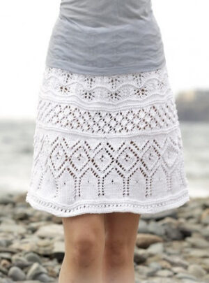 Summer Elegance by DROPS Design - Nederdel Strikkeopskrift str. S - XXXL