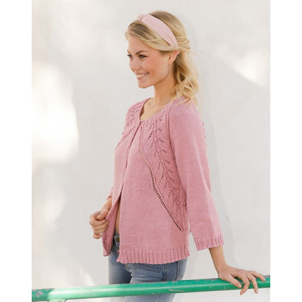 Sweet Heather Jacket by DROPS Design - Jakke Strikkeopskrift str. S - XXXL Sweet Heather Jacket by DROPS Design - Jakke Strikkeopskrift str. S - XXXL