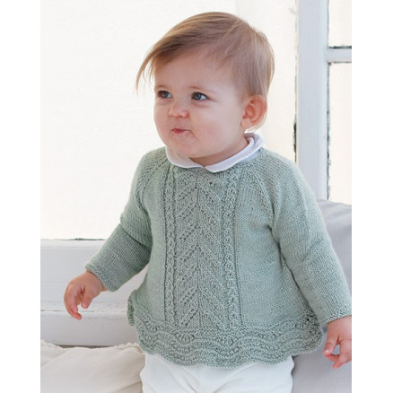Sweet Ivy by DROPS Design - Baby Bluse Strikkeopskrift str. 0/1 mdr - 5/6 år Sweet Ivy by DROPS Design - Baby Bluse Strikkeopskrift str. 0/1 mdr - 5/6 år