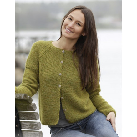 Sweet Olivia Cardigan by DROPS Design - Jakke Strikkeopskrift str. S - XXXL Sweet Olivia Cardigan by DROPS Design - Jakke Strikkeopskrift str. S - XXXL