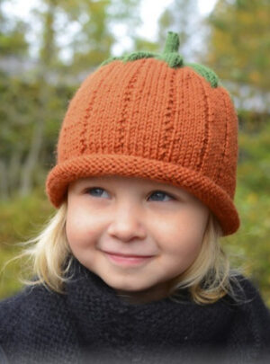 Sweet Pumpkin by DROPS Design - Hue Strikkeopskrift str. 0/6 mdr - 7/8 år