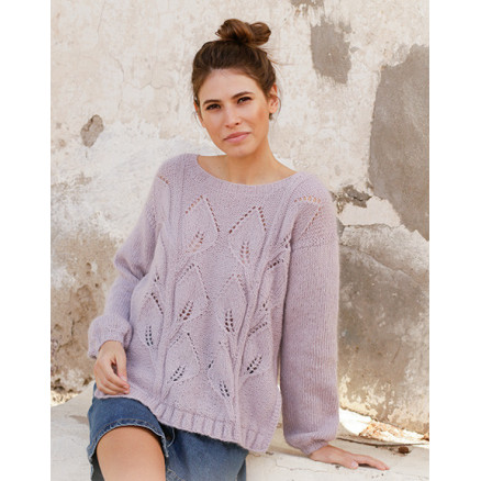 Sweet Topaz by DROPS Design - Bluse Strikkeopskrift str. S - XXXL Sweet Topaz by DROPS Design - Bluse Strikkeopskrift str. S - XXXL