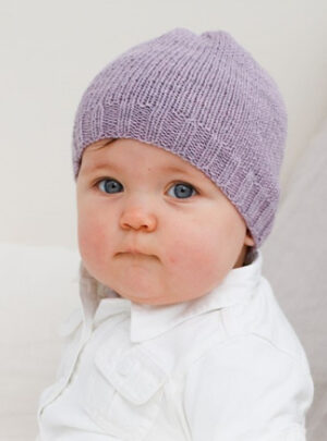 Sweetheart Beanie by DROPS Design - Baby Hue Strikkeopskrift str. 0/1 mdr - 3/4 år