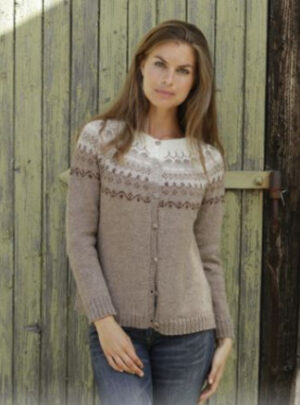 Talvik Jacket by DROPS Design - Jakke Strikkeopskift str. S - XXXL