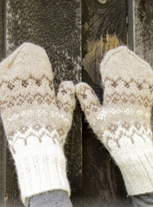 Talvik Mittens by DROPS Design - Vanter Strikkeopskift str. S/M