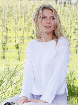 Time to Unwind by DROPS Design - Bluse Strikkeopskrift str. S - XXXL