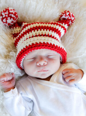 Tiny Elf by DROPS Design - Hue Hækleopskrift str. 0 mdr-4 år
