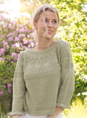 Treasure Hunt by DROPS Design - Bluse Strikkeopskrift str. S - XXXL