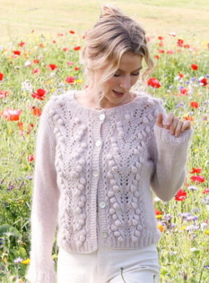 Tree of Life by DROPS Design - Cardigan Strikkeopskrift str. S - XXXL