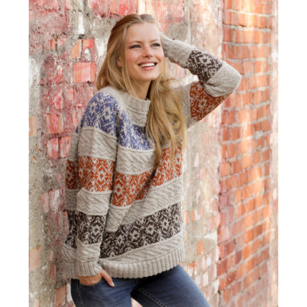 Valdres by DROPS Design - Bluse Strikkeopskrift str. S - XXXL Valdres by DROPS Design - Bluse Strikkeopskrift str. S - XXXL