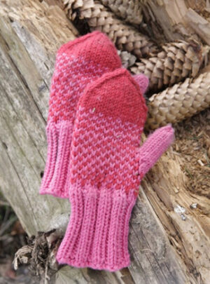Warmhearted Mittens by DROPS Design - Vanter Strikkeopskrift str. 12/18 mdr - 5/6 år