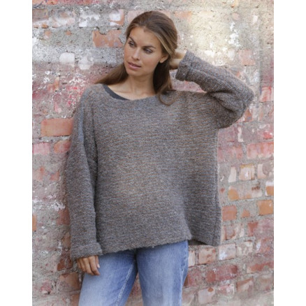 Willow Lane by DROPS Design - Bluse Strikkeopskrift str. S - XXXL Willow Lane by DROPS Design - Bluse Strikkeopskrift str. S - XXXL