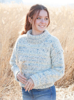 Winter Awakens by DROPS Design - Bluse Strikkeopskrift str. S - XXXL