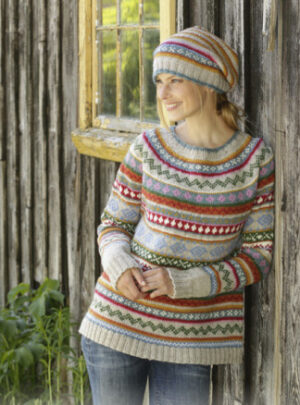 Winter Carnival by DROPS Design - Bluse Strikkeopskrift str. S - XXXL