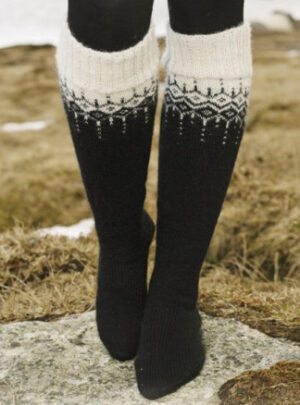 Winter Fantasy Strømper by DROPS Design - Strømper Strikkeopskrift str. 35/37 - 41/43