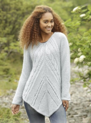 Winter Flair by DROPS Design - Tunika Strikkeopskrift str. S - XXXL