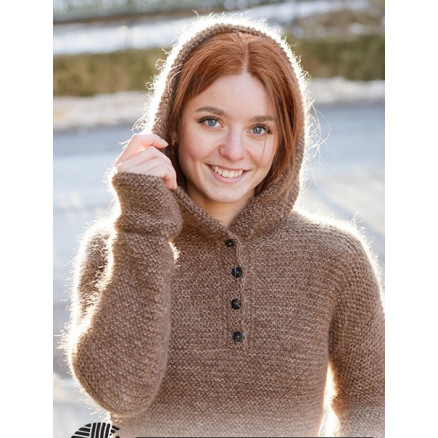 Woodland Pixie by DROPS Design - Bluse Strikkeopskrift str. S - XXXL Woodland Pixie by DROPS Design - Bluse Strikkeopskrift str. S - XXXL