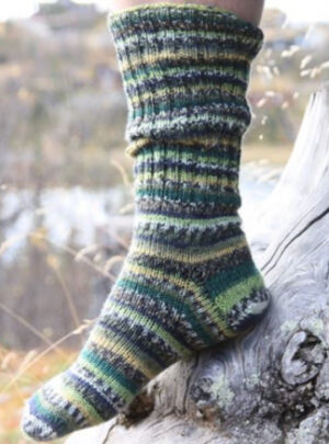 Woodlands by DROPS Design - Sokker Strikkeopskrift str. 38/40 - 44/46