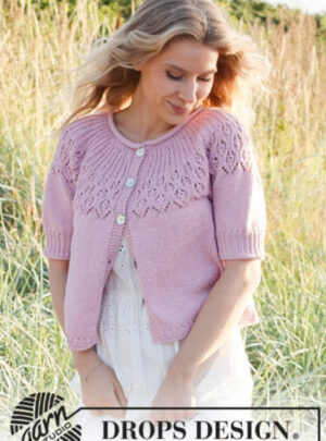 222-33 Now and Forever Cardi by DROPS Design, fra Viking