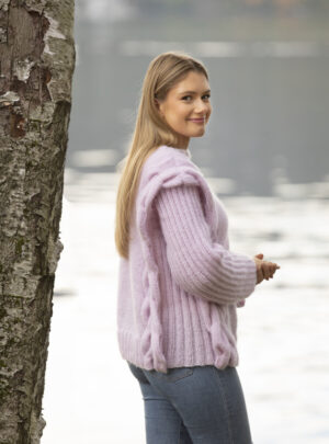 "Asserson" Genser - Viking Design 2138-5 Kit - XS-L - Viking Alpaca Bris, fra Viking