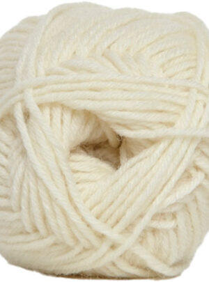 Basic Strømpegarn Hjertegarn - fv 0002 Råhvid