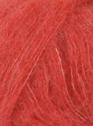 DROPS Brushed Alpaca Silk 06 Koral, Alpacagarn/Silke, fra DROPS Design
