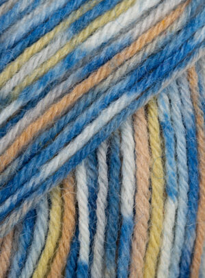 DROPS Fabel 910 Sea Mist Printstrømpegarn, Strømpegarn, fra DROPS Design