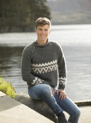 "Gi" Genser - Viking Design 2107-10 Kit - XS-XXL - Viking Alpaca Bris, fra Viking