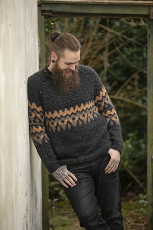 "Give" Genser - Viking Design 2107-3 Kit - XS-XXXL - Viking Alpaca Bris, fra Viking "Give" Genser - Viking Design 2107-3 Kit - XS-XXXL - Viking Alpaca Bris, fra Viking
