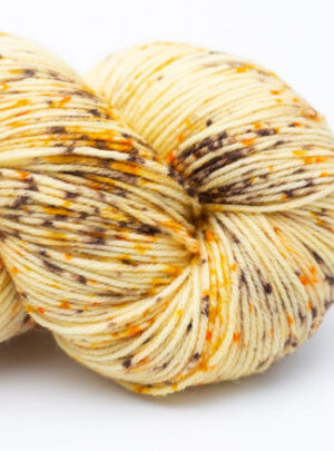 Kremke Soul Wool Lazy Lion Strømpegarn 1206 Før Regnen Plettet Kaotisk