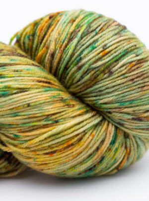 Kremke Soul Wool Lazy Lion Strømpegarn 1212 Efter Regnen Plettet Kaotisk