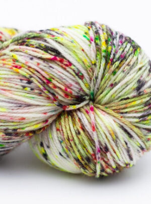 Kremke Soul Wool Lazy Lion Strømpegarn 1213 Solrig Jungle Plettet Kaotisk