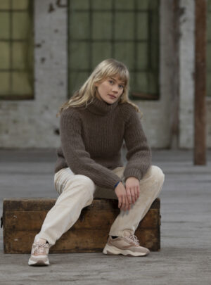 "Maddel" Genser - Viking Design 2206-2 Kit - XS-XXXL - Viking Alpaca Bris, fra Viking