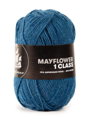 Mayflower 1 Class - 23 Blå Asters, Strømpegarn, fra Mayflower