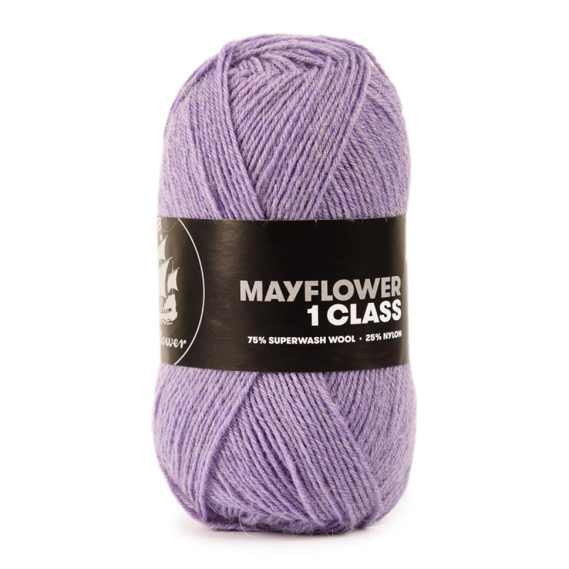 Mayflower 1 Class - 8 Lupin, Strømpegarn, fra Mayflower Mayflower 1 Class - 8 Lupin, Strømpegarn, fra Mayflower