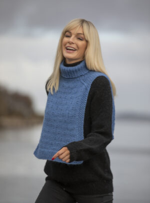 "Reie" Hals - Viking Design 2033-4 Kit - Dame - Viking Alpaca Bris, fra Viking