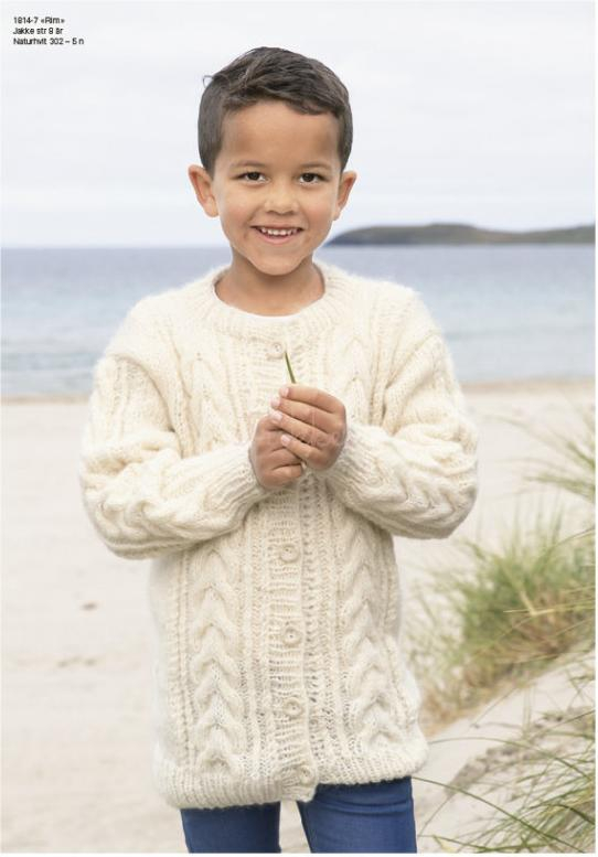 "Rim" Jakke - Viking Design 1814-7 Kit - 2-12 År - Viking Alpaca Bris, fra Viking "Rim" Jakke - Viking Design 1814-7 Kit - 2-12 År - Viking Alpaca Bris, fra Viking