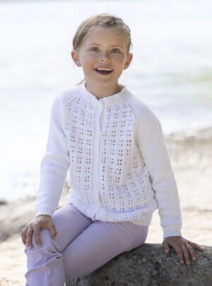 Telde Cardigan - Viking Design 2325-7 Kit - 2 - 12 år - Viking Bjørk, fra Viking