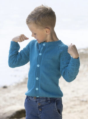Toledo Cardigan - Viking Design 2325-8 Kit - 2 - 12 år - Viking Bjørk, fra Viking