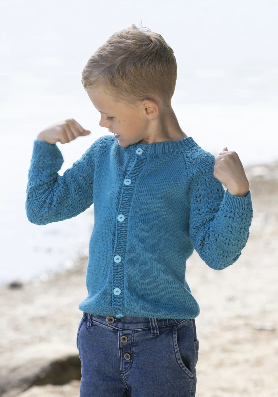 Toledo Cardigan - Viking Design 2325-8 Kit - 2 - 12 år - Viking Bjørk, fra Viking Toledo Cardigan - Viking Design 2325-8 Kit - 2 - 12 år - Viking Bjørk, fra Viking