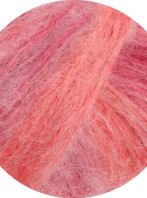 Lana Grossa Superkid Seta Garn 104 Vinrød/hindbær/laks