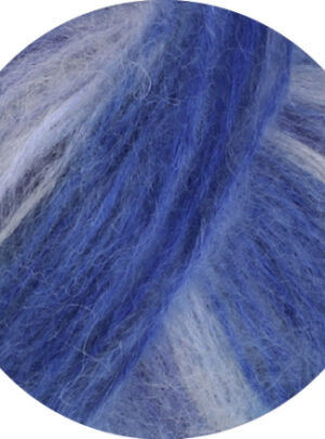 Lana Grossa Superkid Seta Garn 112 Himmeblå/blækblå/safir