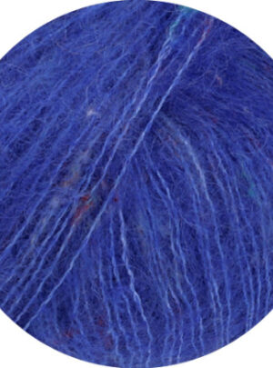 Lana Grossa Superkid Tweed Garn 635 Blæk Blå