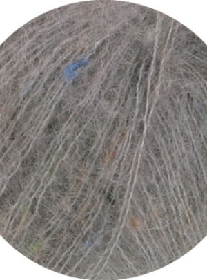 Lana Grossa Superkid Tweed Garn 636 Mussegrå