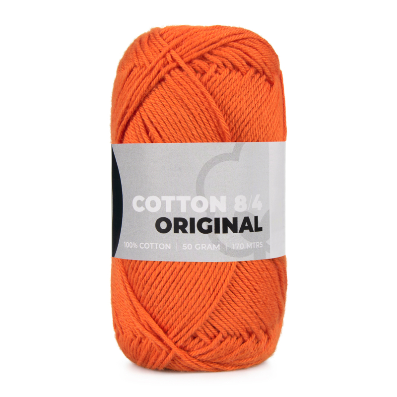 Mayflower Cotton 8/4 - 1494 Mørk Orange, Bomuldsgarn, fra Mayflower Mayflower Cotton 8/4 - 1494 Mørk Orange, Bomuldsgarn, fra Mayflower