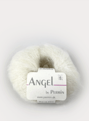 Angel Permin - Mohair og silkegarn - 884102 Råhvid
