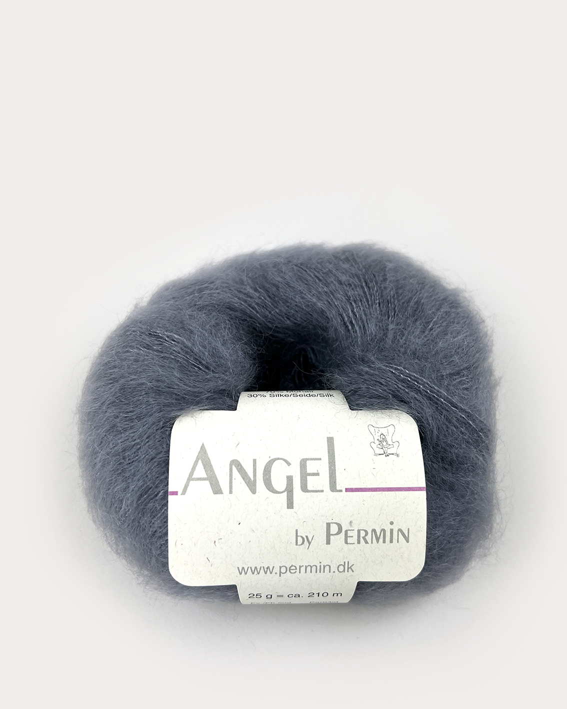 Angel Permin - Mohair og silkegarn - 884109 Grå Angel Permin - Mohair og silkegarn - 884109 Grå