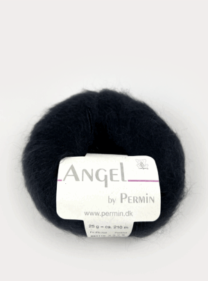 Angel Permin - Mohair og silkegarn - 884110 Sort