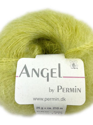 Angel Permin - Mohair og silkegarn - 8841103 Acid Lime